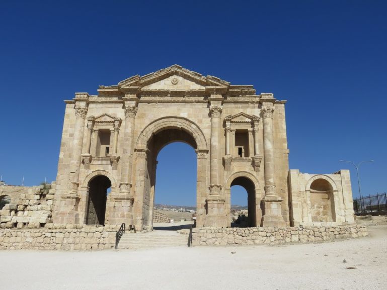 Hadrian's arch in Jerash