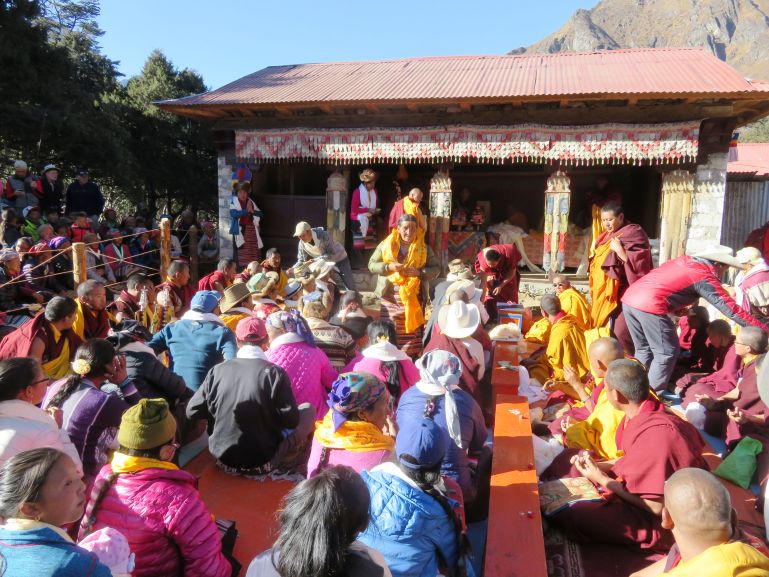 Mani Rimdu festival in Tengboche
