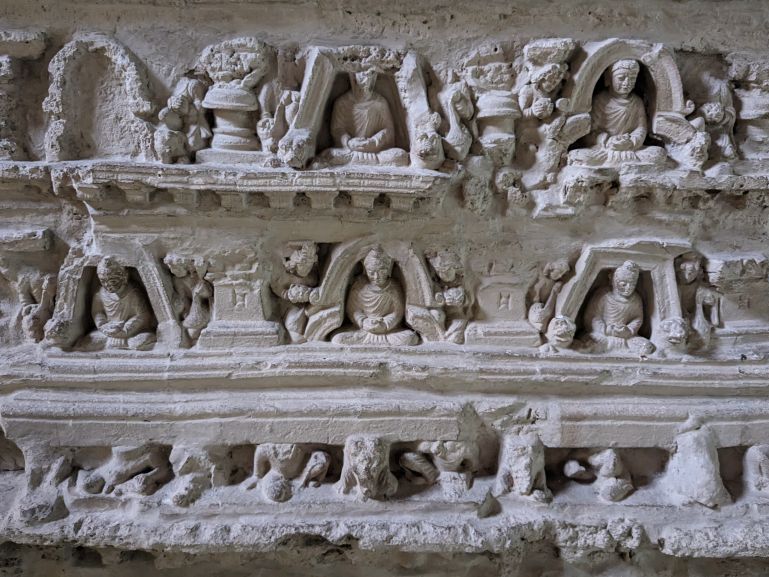 Decorated stupa from Jaulian monastery