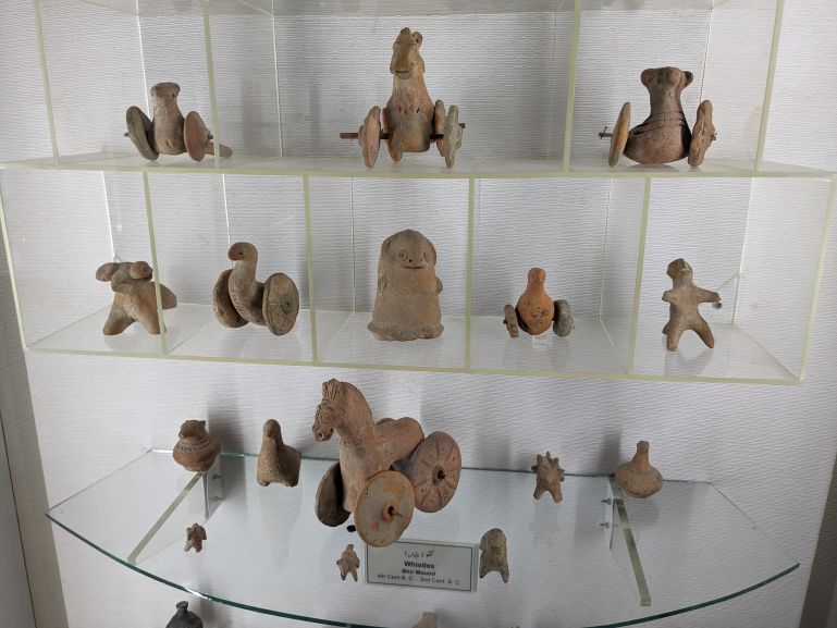 2000 years old terracota toys in Taxila museum