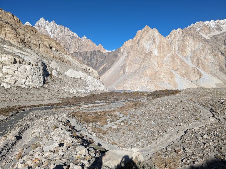 The Passy Glacier Trek from below