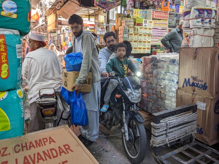The best way to get around in Rawalpindi is on foot