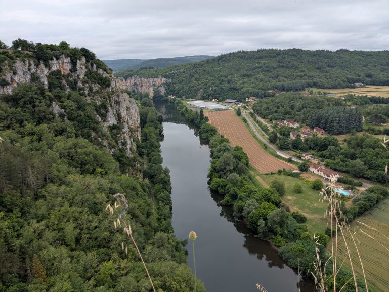 The zCélé river from Saint Cirq la Popie