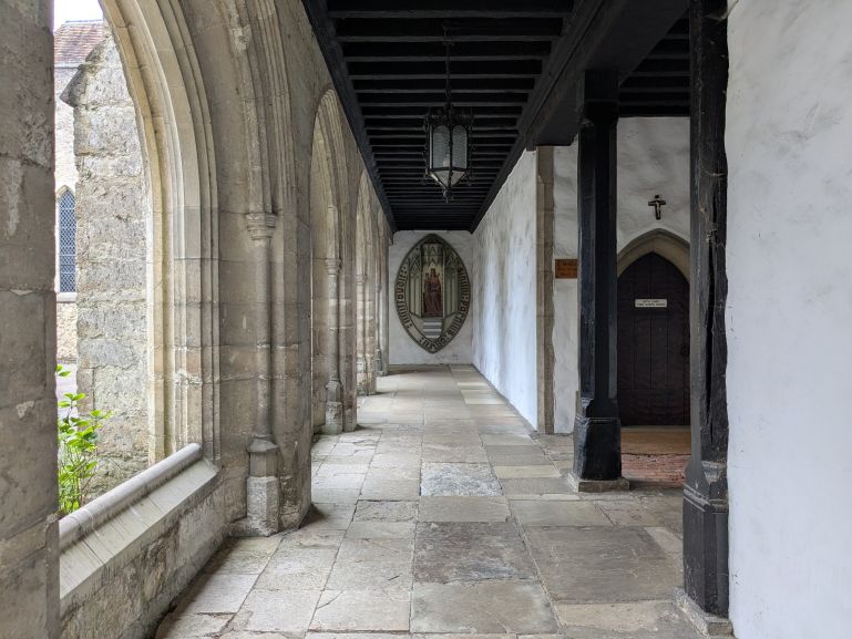 Aylesford Priory is the only true pilgrims accomodation on the Pilgrims Way