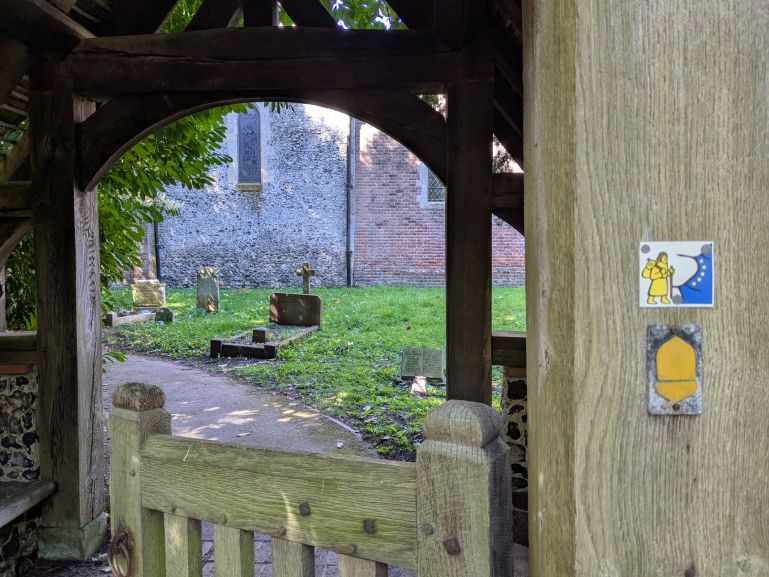 Via Francigena markings