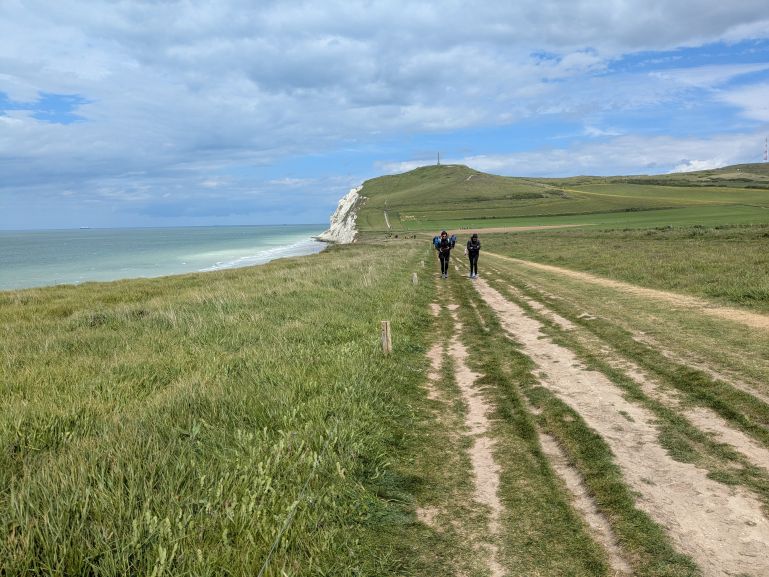 The Via Francigena at Cap Blanc Nez