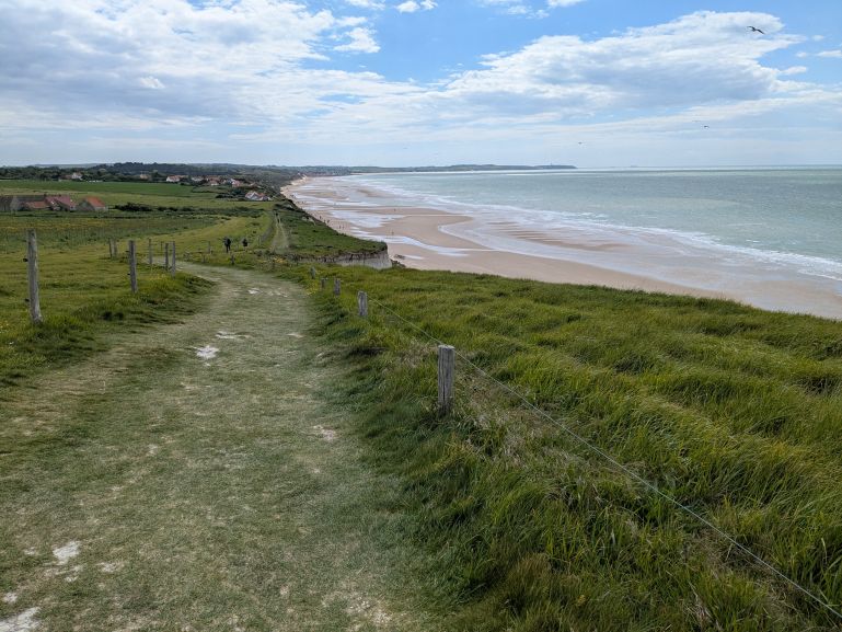 Hiking from Calais to Wissant on the Via Francigena in France