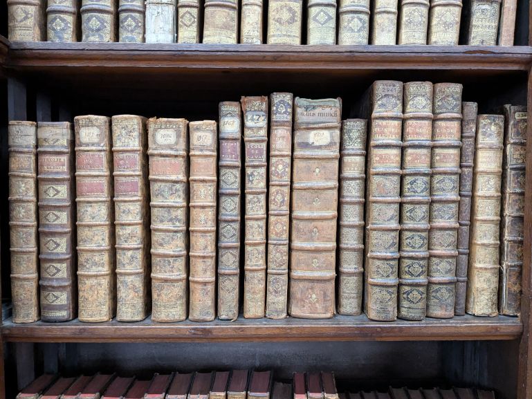 One of the oldest libraries of Europe in Saint Omer